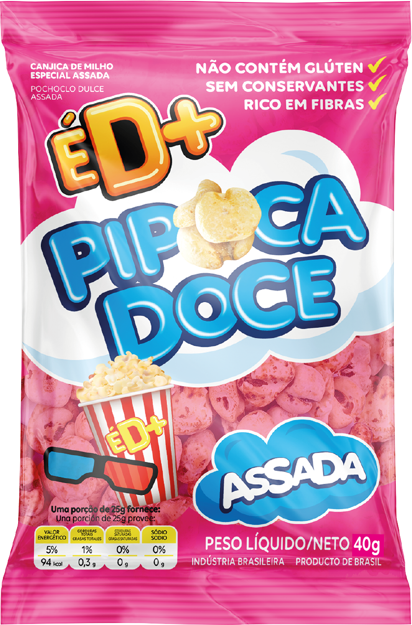 Éd+ pipoca doce 40G